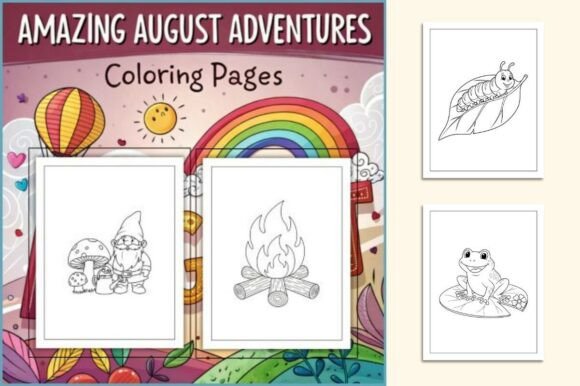 Amazing August Adventures Coloring Book