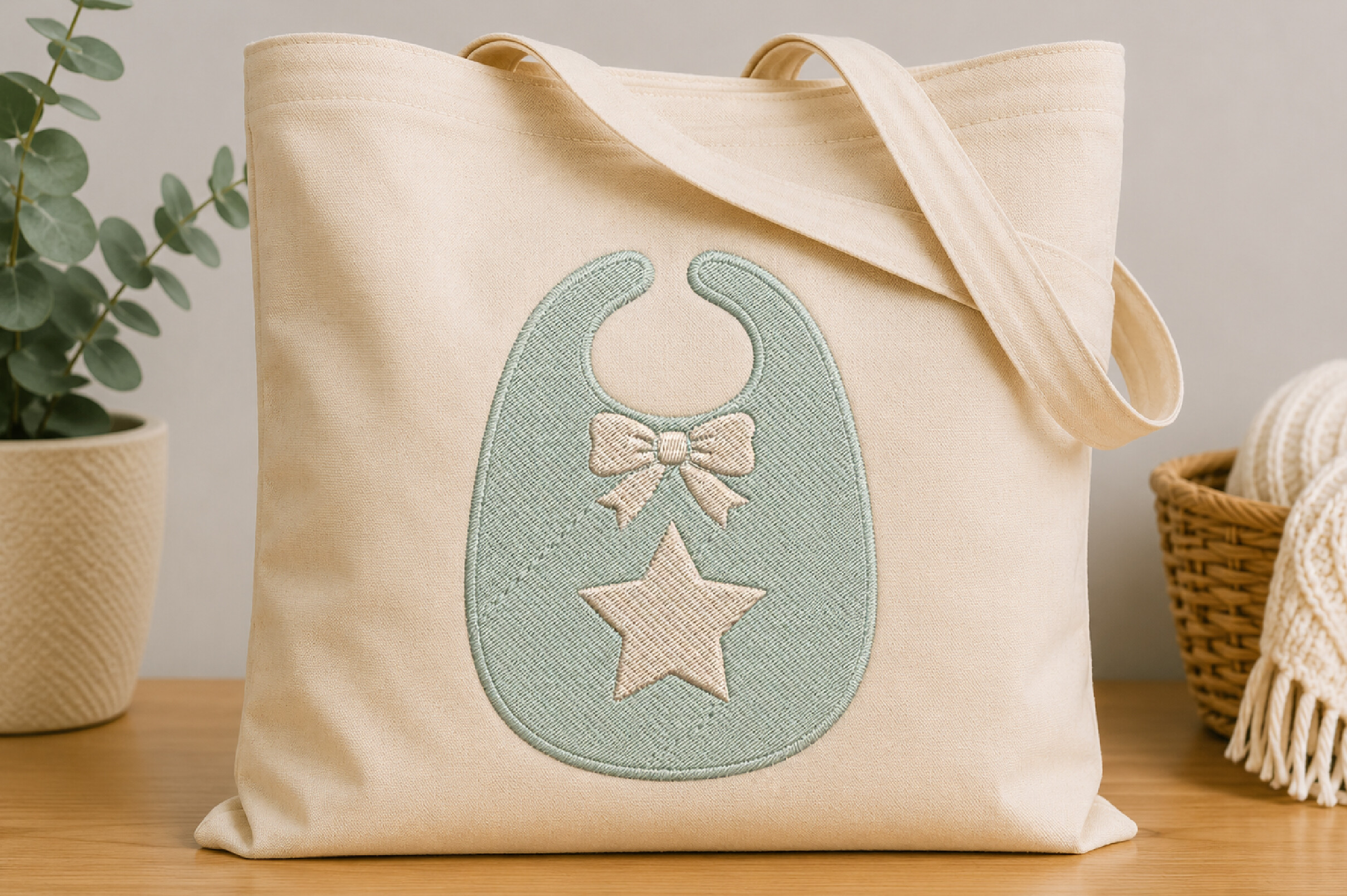 Baby Bib Embroidery Design