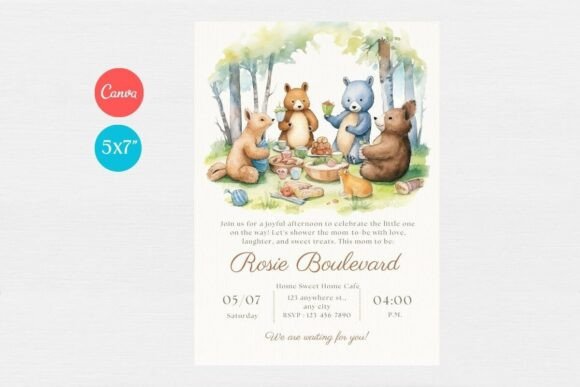 Baby Shower Invitation Template 103