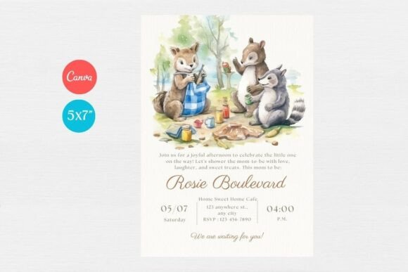 Baby Shower Invitation Template 104