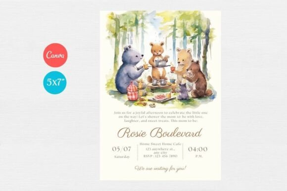 Baby Shower Invitation Template 128