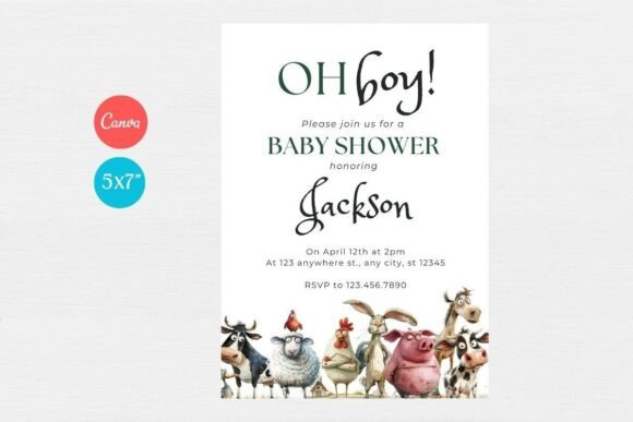 Baby Shower Invitation Template 139