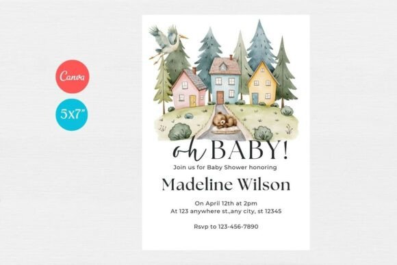 Baby Shower Invitation Template 141