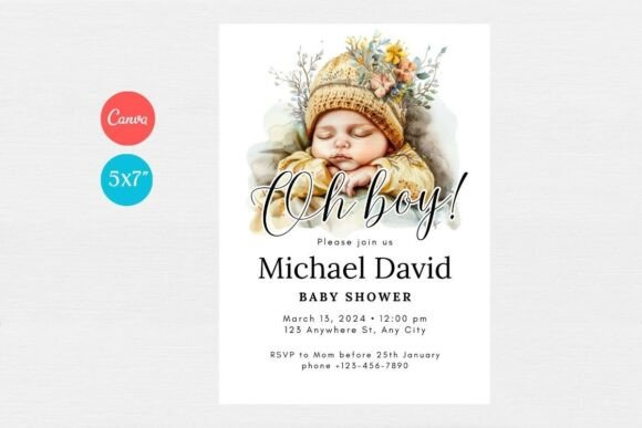 Baby Shower Invitation Template 161