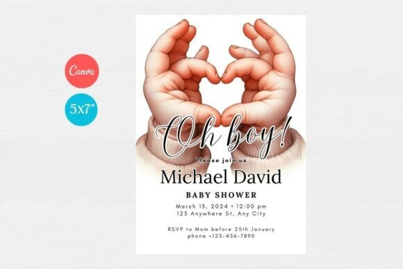 Baby Shower Invitation Template 163