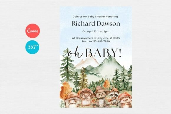 Baby Shower Invitation Template 171