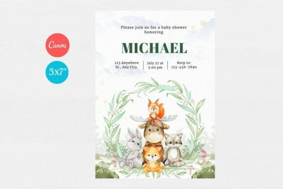 Baby Shower Invitation Template 177