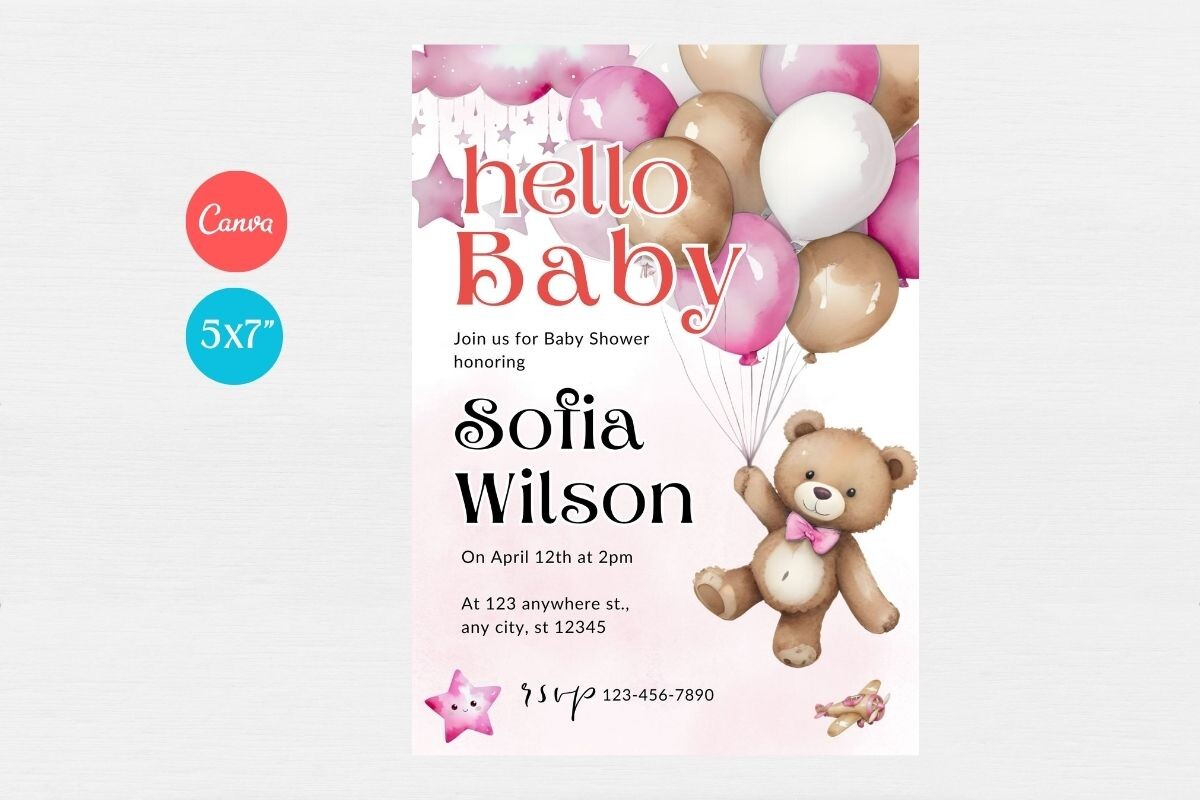 Baby Shower Invitation Template 189