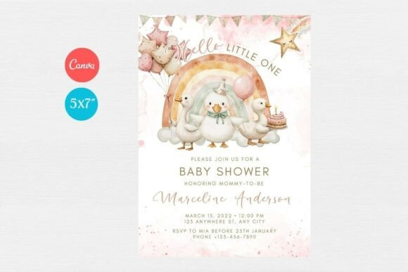 Baby Shower Invitation Template 197
