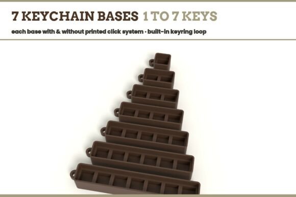 Fall Click Keychains | 3D Print 3MF - Image 5