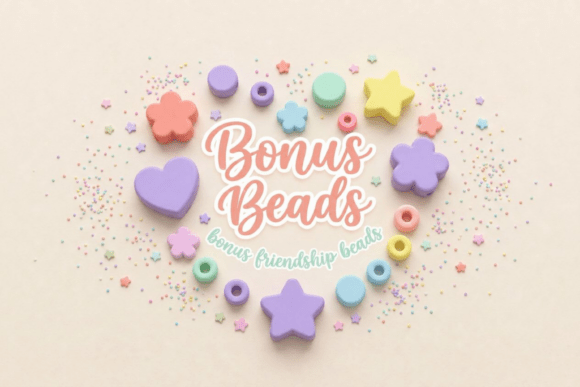 Giant Friendship Beads STL Bundle | Kandi Alphabet & Symbols for 3D Printing - Image 7