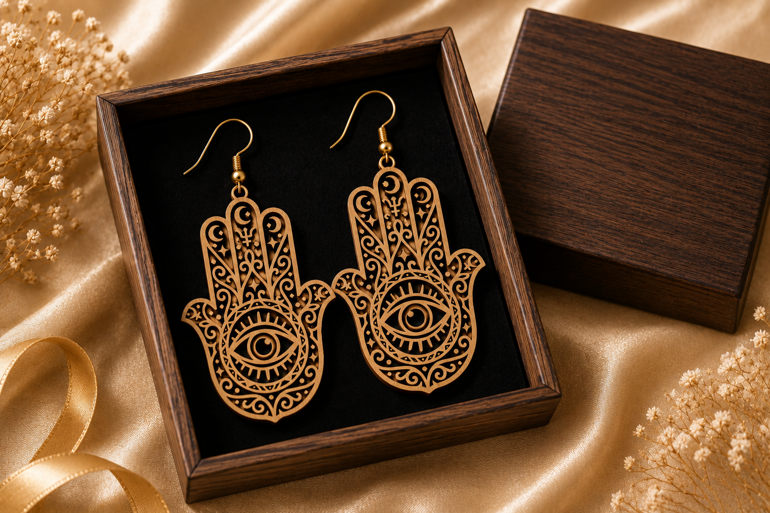 Hamsa Hand Earrings