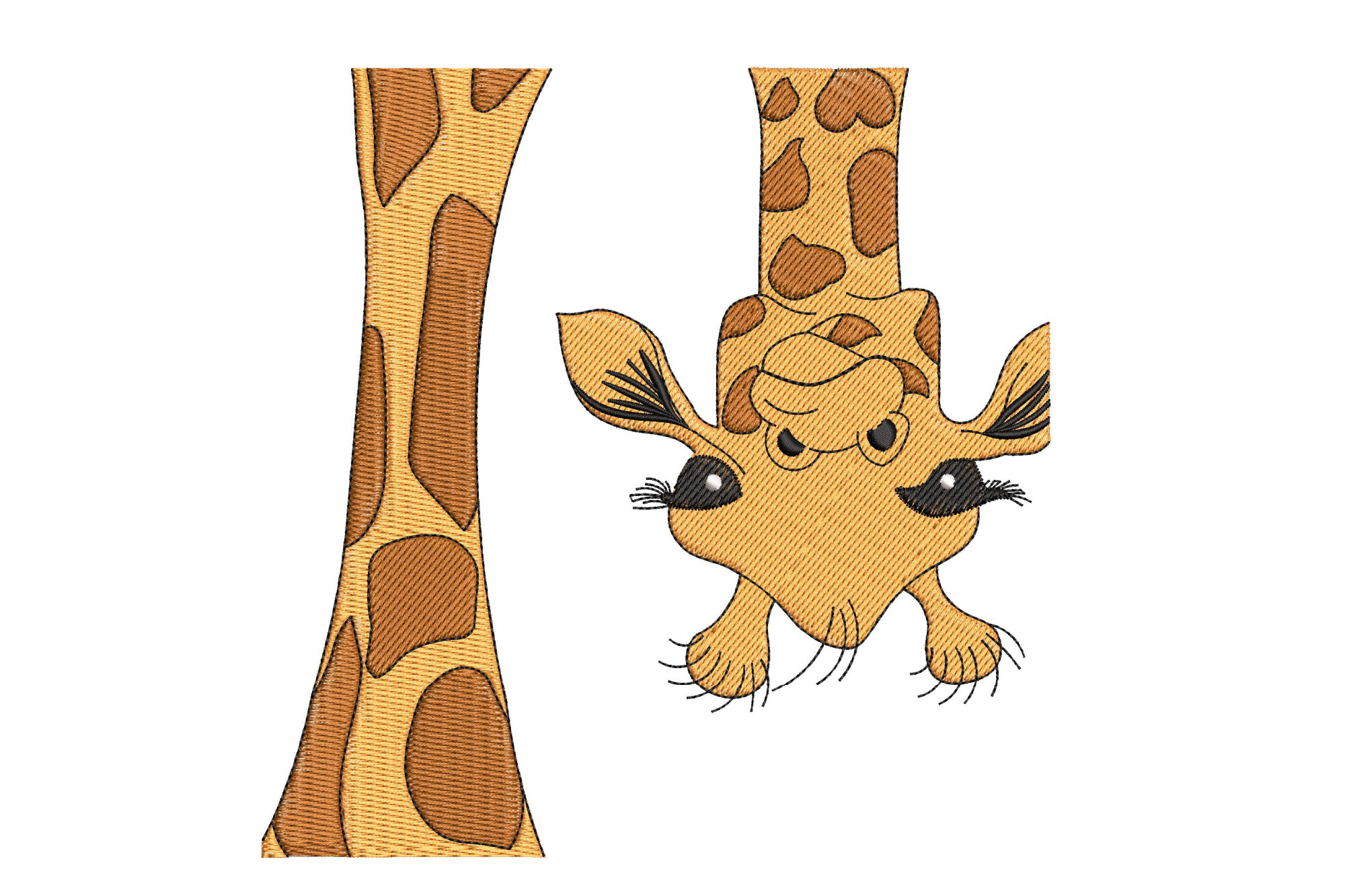 Peeking Giraffe