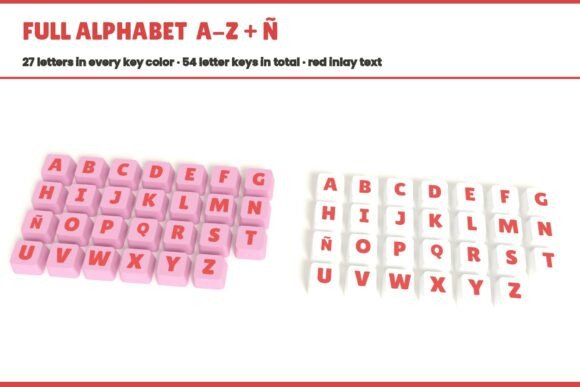 Valentine Click Keychains | Swappable 3D Print Love Note System - Image 2