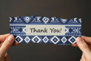 Aztec Pattern on Blue Denim Backgrounds Graphic by TriDraw · Creative ...