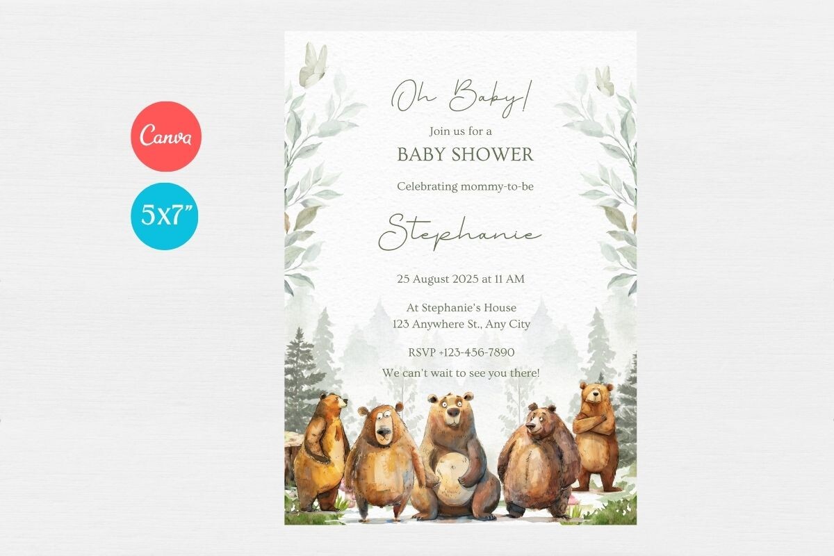 Baby Shower Invitation Template 202