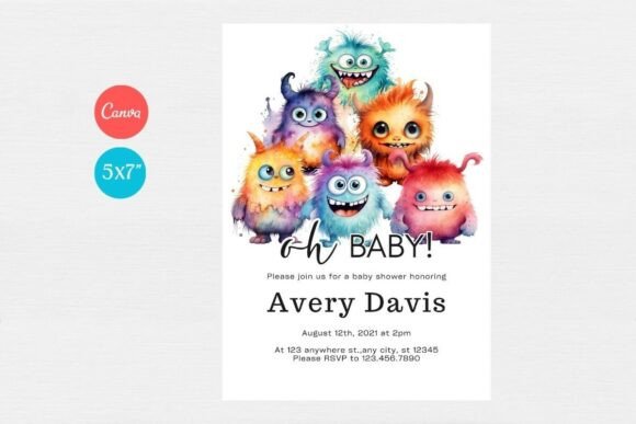 Baby Shower Invitation Template 207