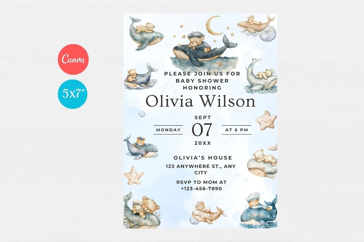 Baby Shower Invitation Template 239
