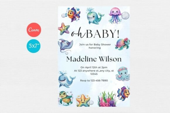 Baby Shower Invitation Template 244
