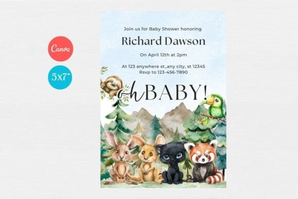 Baby Shower Invitation Template 246