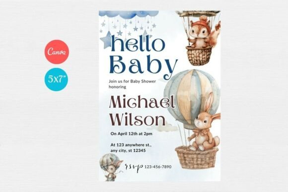 Baby Shower Invitation Template 263