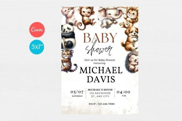 Baby Shower Invitation Template 268