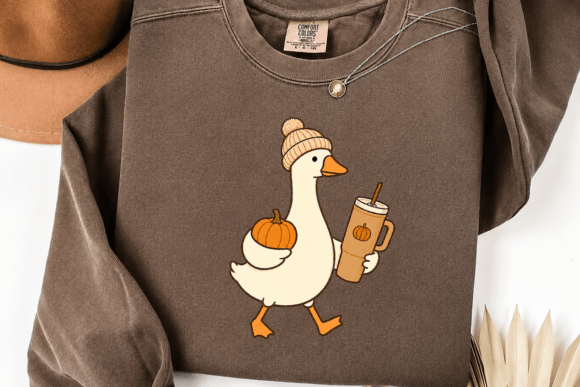 Bougie Goose PNG, Fall Goose Clipart