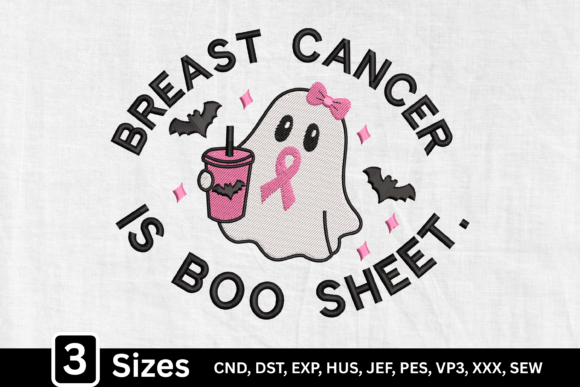 Breast Cancer Boo Sheet