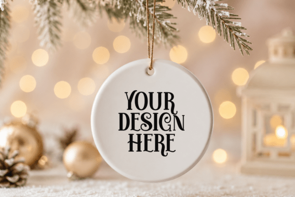 Christmas Ornament Mockup