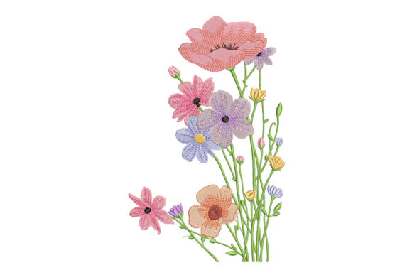 Colorful Flower Spray