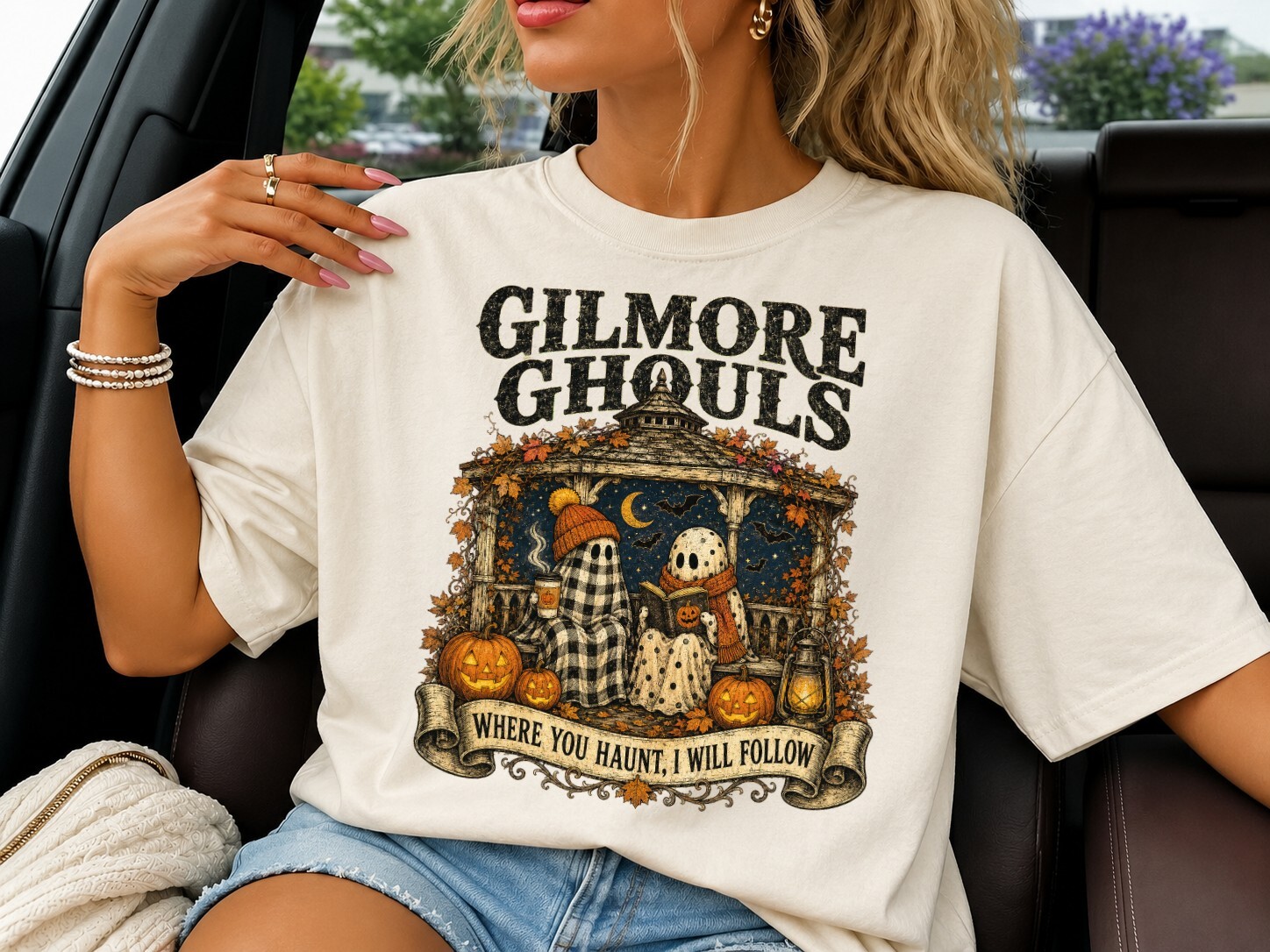 Gilmore Ghouls Halloween PNG Shirt