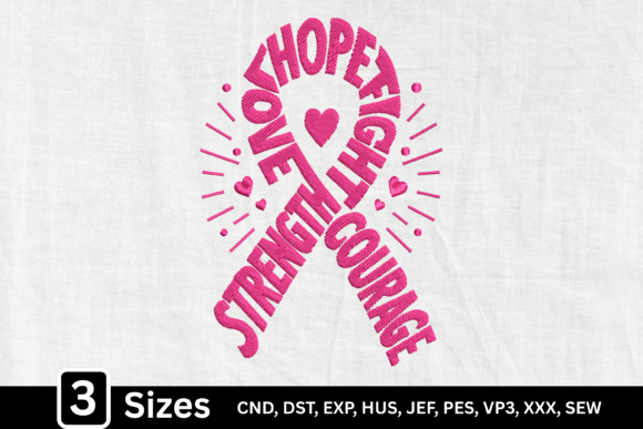 Hope Together We Fight Pink Ribbon