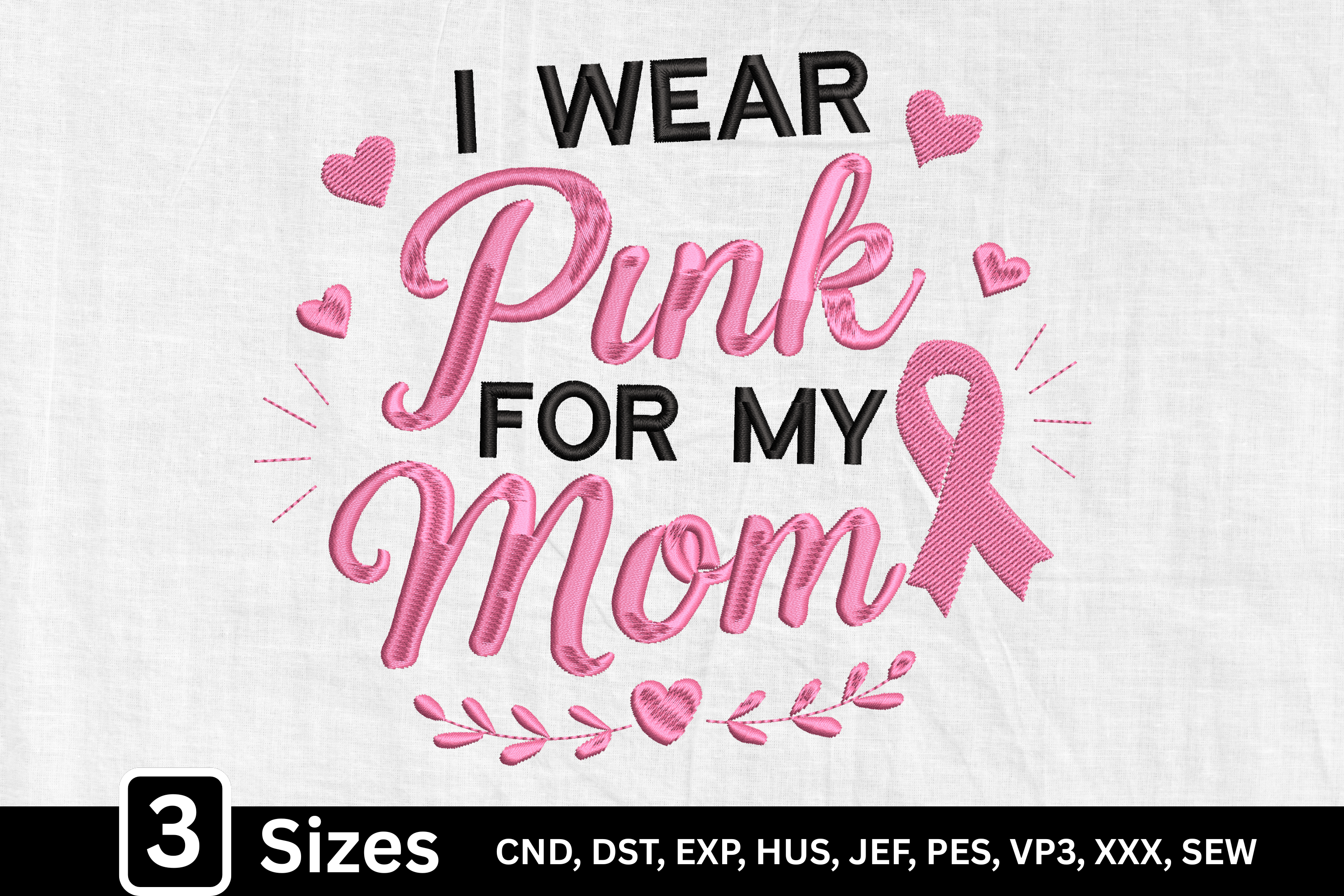 I Wear Pink for My Mom Breast Cancer