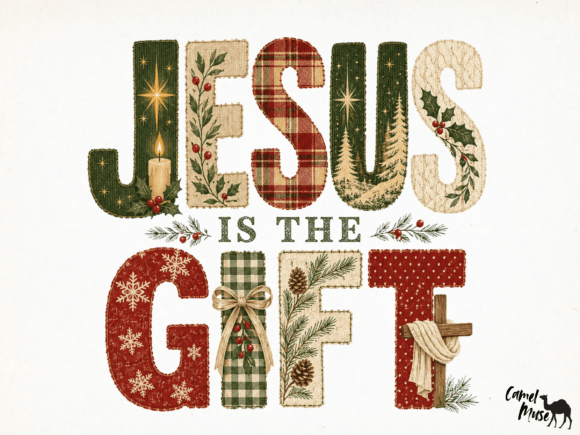 Jesus is the Gift Christian Christmas P