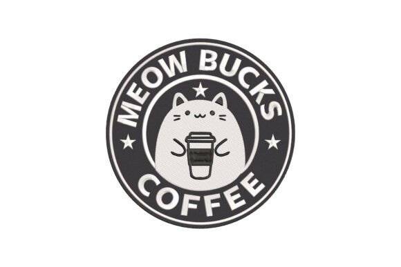 Meow Bucks Coffee Funny Cat