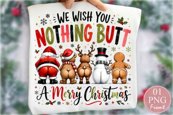 Nothing Butt a Merry Christmas PNG