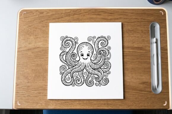 Octopus Tentacles Coloring Page