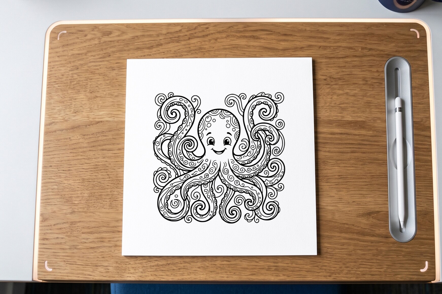Octopus Tentacles Coloring Page