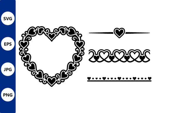 Ornate Heart Border Collection