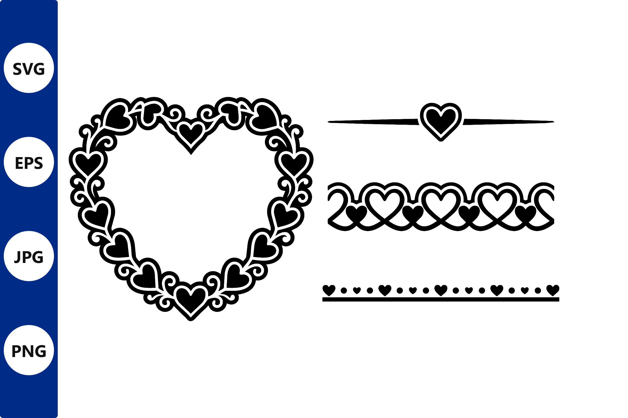 Ornate Heart Border Collection