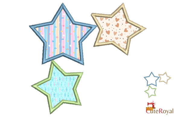 Star Applique - 3 Sizes