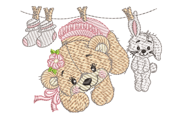 Teddy Bear Laundry Day