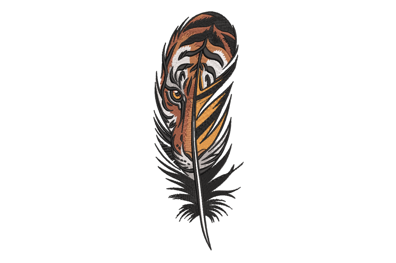 Tiger Feather Art