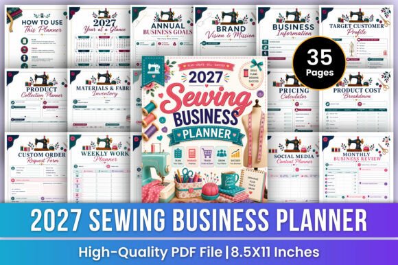 2027 Sewing Business Planner | Crafts