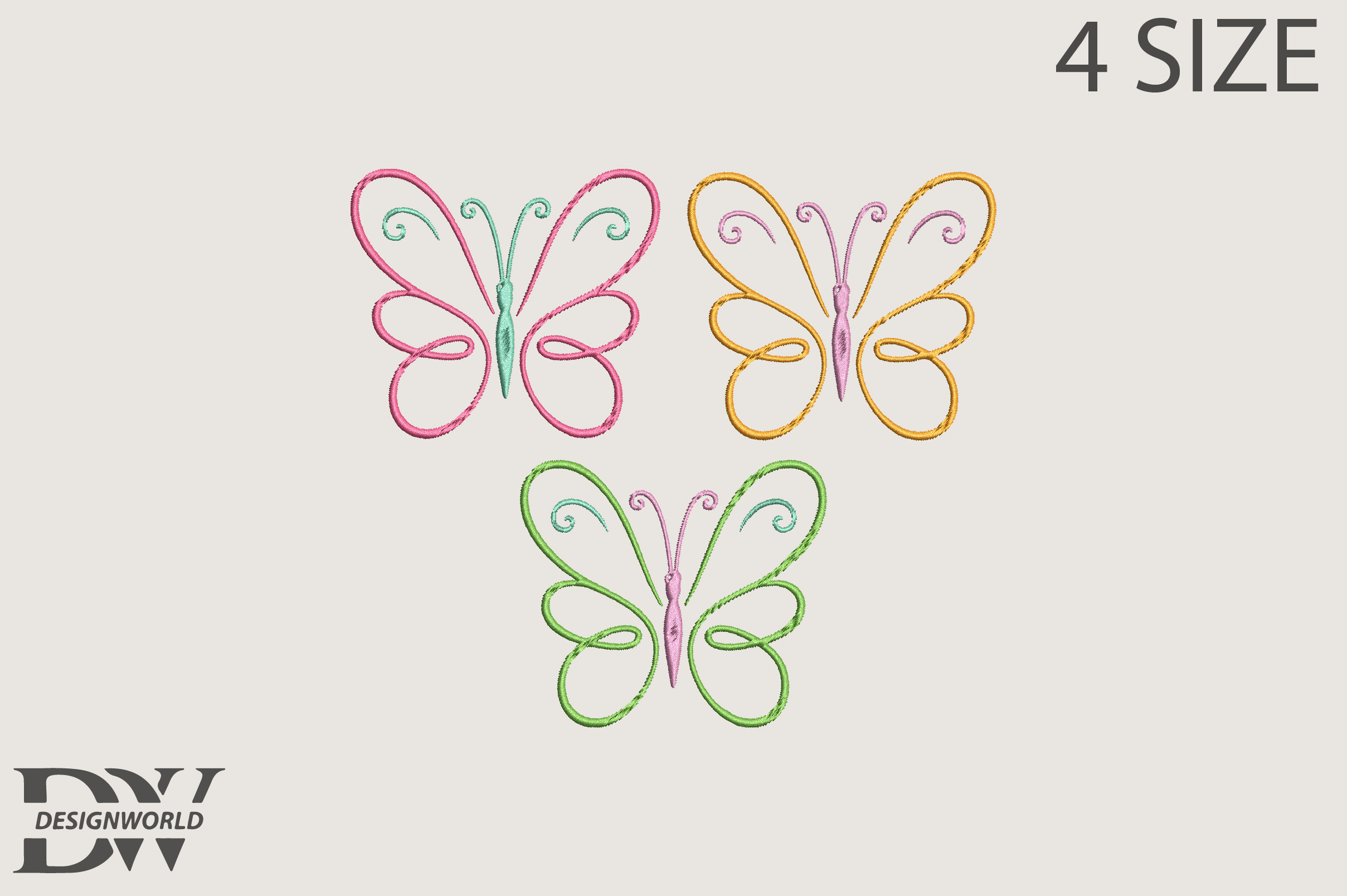Butterfly Embroidery Design