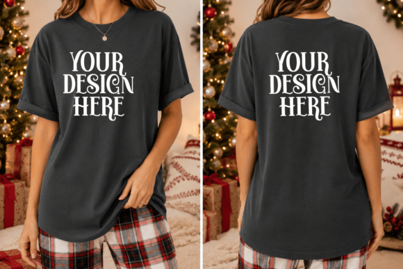 CC1717 Christmas Front & Back Mockup