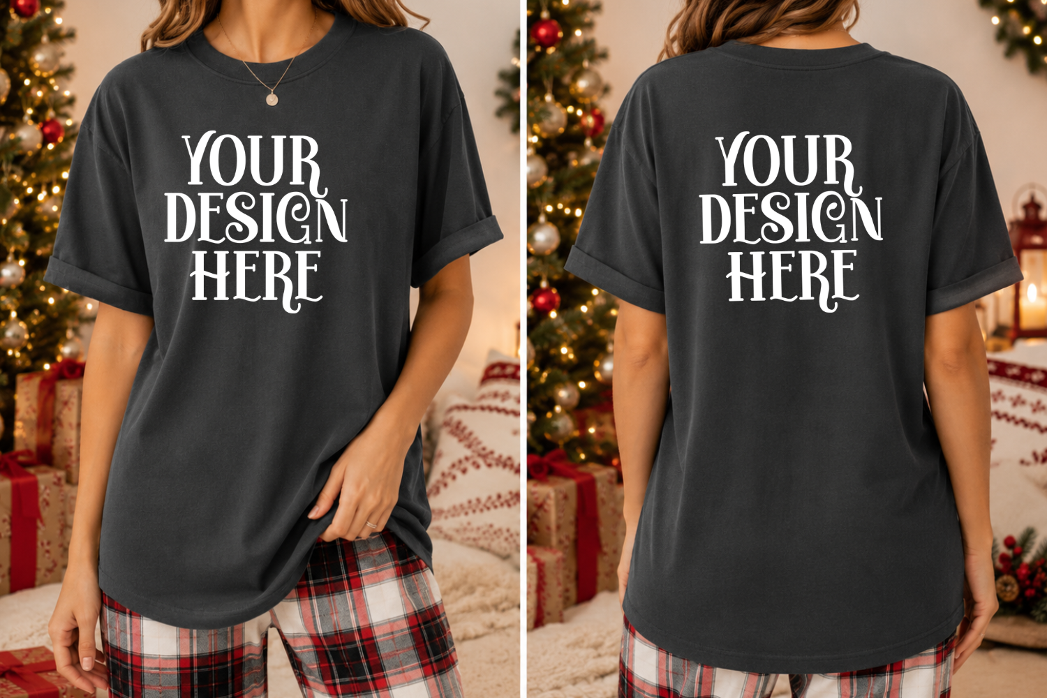CC1717 Christmas Front & Back Mockup