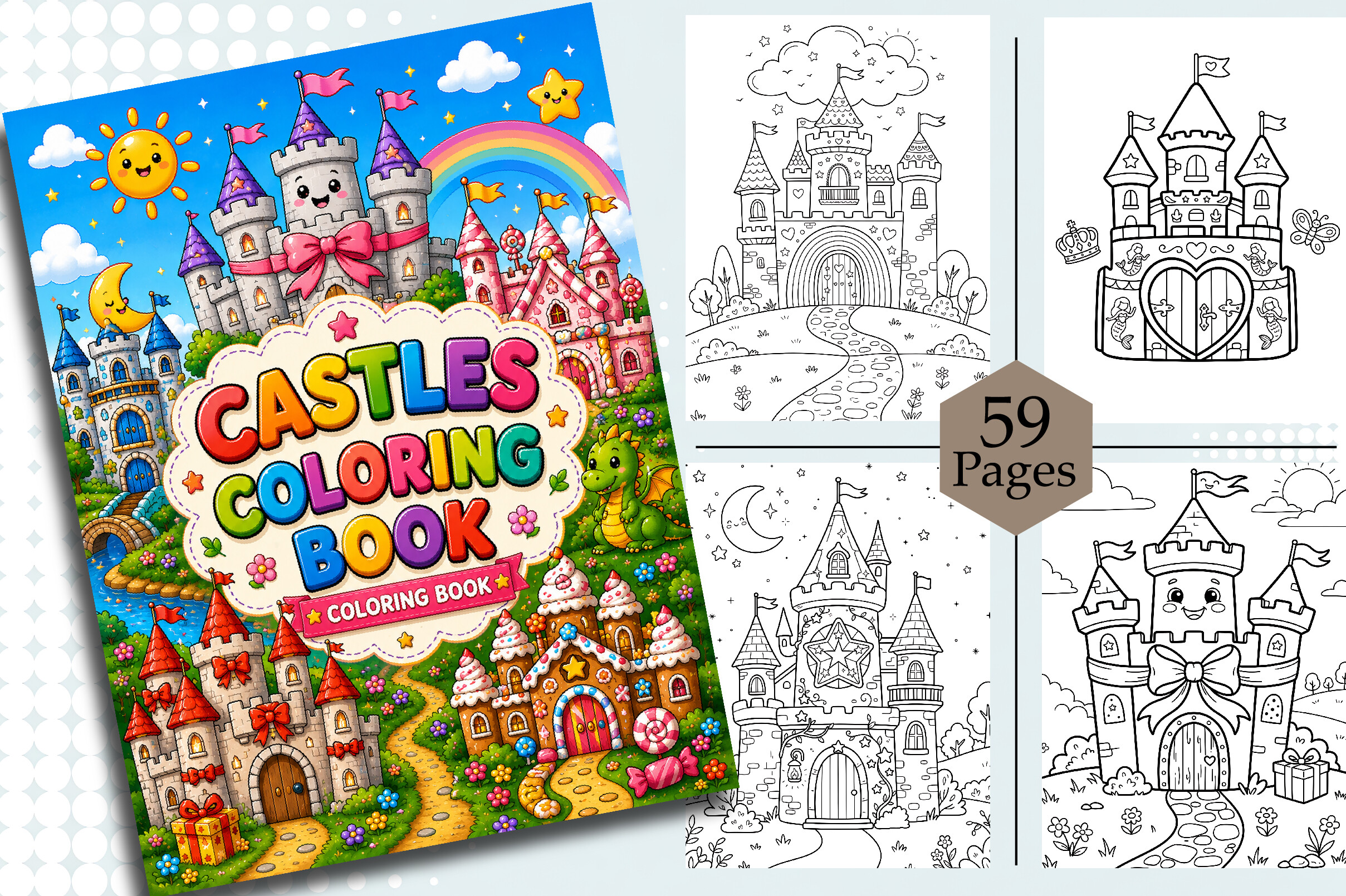 Castles Coloring Book