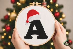 Christmas Alphabet Embroidery Font Bundl · Creative Fabrica