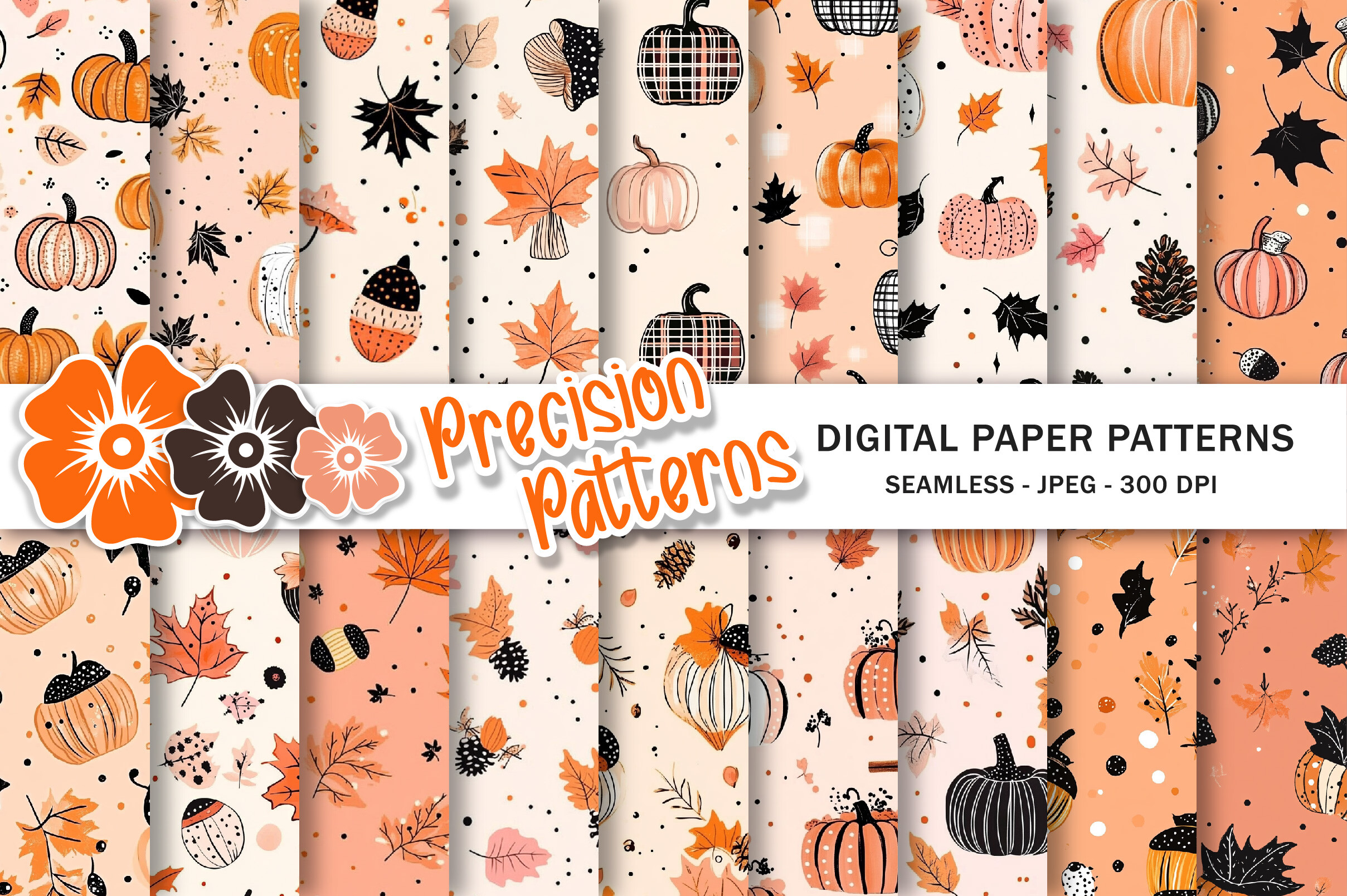 Cozy Fall Autumn Seamless Pattern